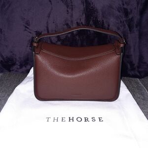 The Horse Clemintine In Coffee Pebbled Leather